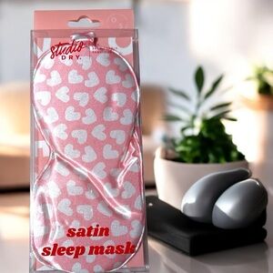 Pink Satin Sleep Mask